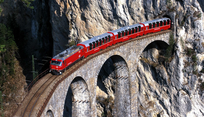 Bernina Express, Švica