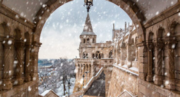 Budapest,,Hungary,-,View,On,The,Ancient,Fisherman's,Bastion,(halaszbastya)