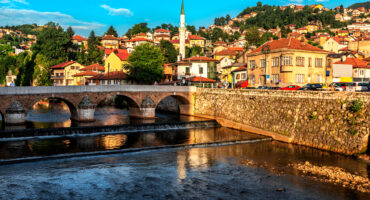 View,Of,The,Historic,Centre,Of,Sarajevo,,,Bosnia,And