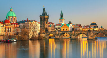 Scenic,View,Charles,Bridge,And,Historical,Center,Of,Prague,,Buildings