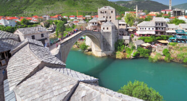 Old,Bridge,In,Mostar,Bosnia,And,Herzegovina.