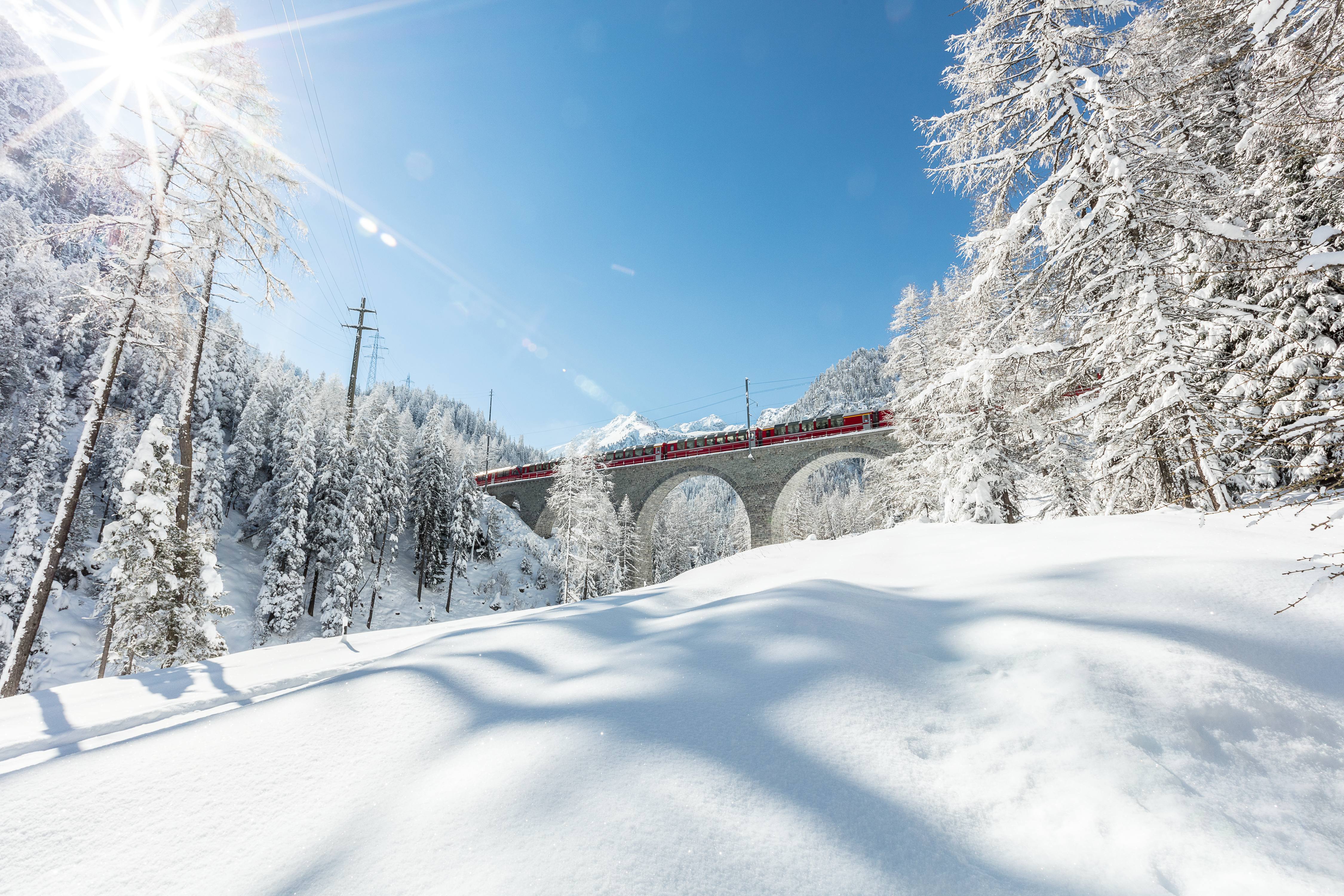 Bernina Express – zimska idila