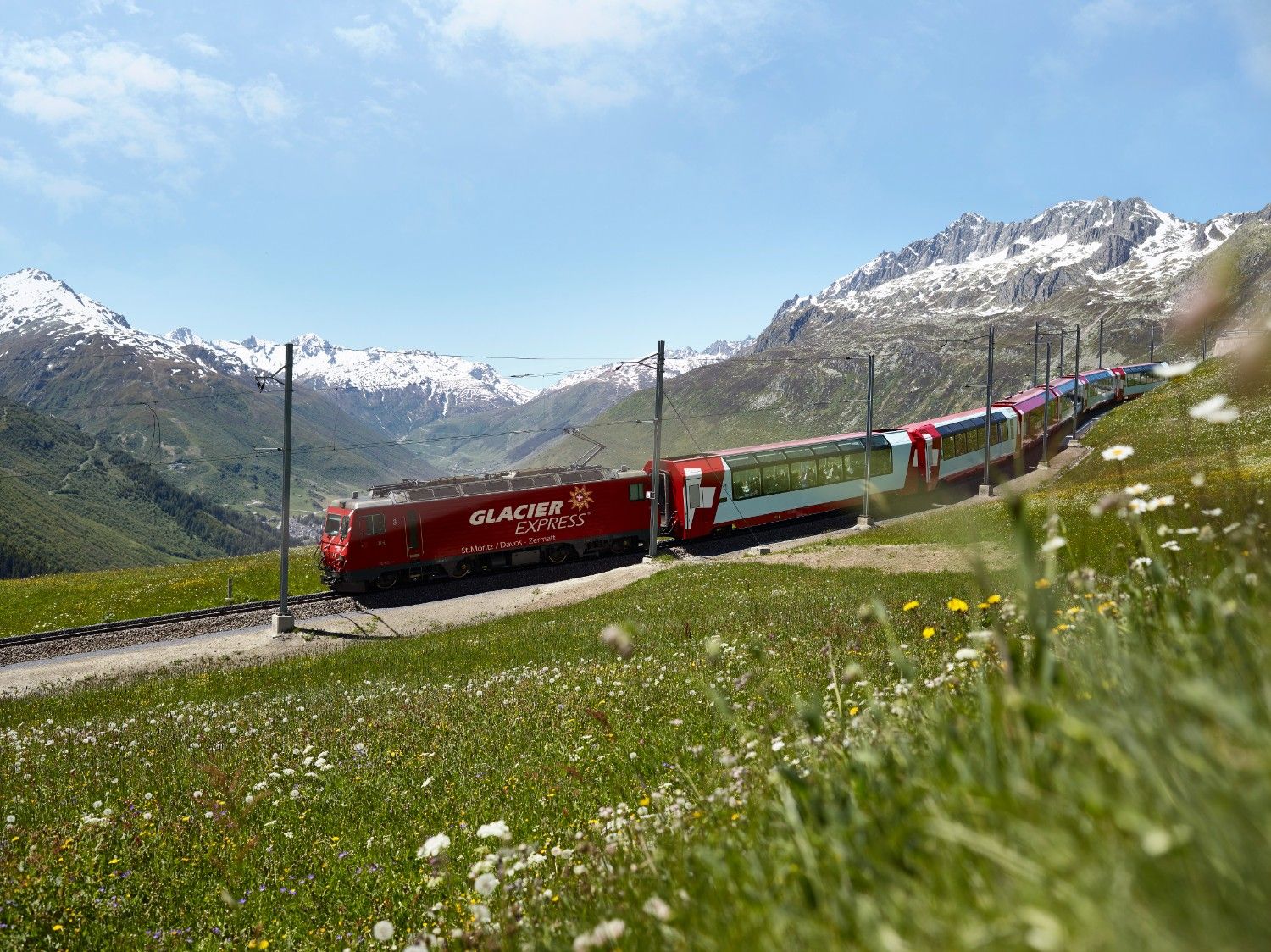 Švica; Ledeniški express in Renski slapovi