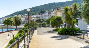 Opatija,Croatia,-,May,27,2024:,A,Sunny,,Wide,Shot