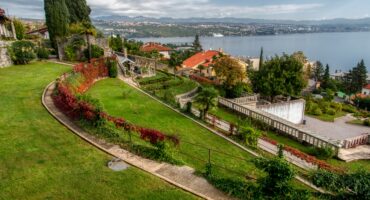 Top,View,Of,American,Gardens,Park,In,Opatija,Town,,Croatia