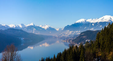 Millstatter Lake in wainter. Austria