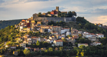 On the streets of old part of Motovun