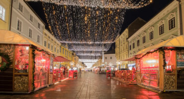 Alter Platz in Klagenfurt zur Weihnachtszeit