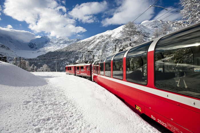 Bernina Express - zimska pravljica