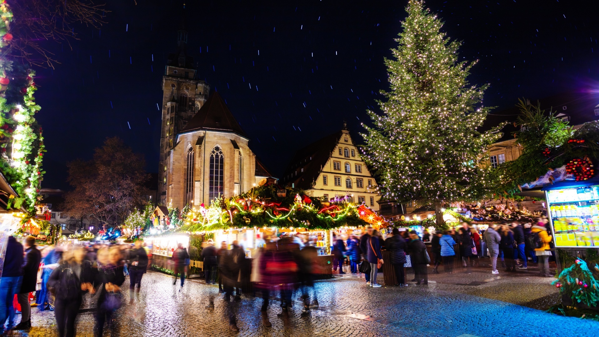 Stuttgart in Augsburg; čudovita božična sejma